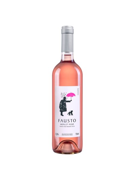 Vinho Merlot Rosé Fausto de Pizzato