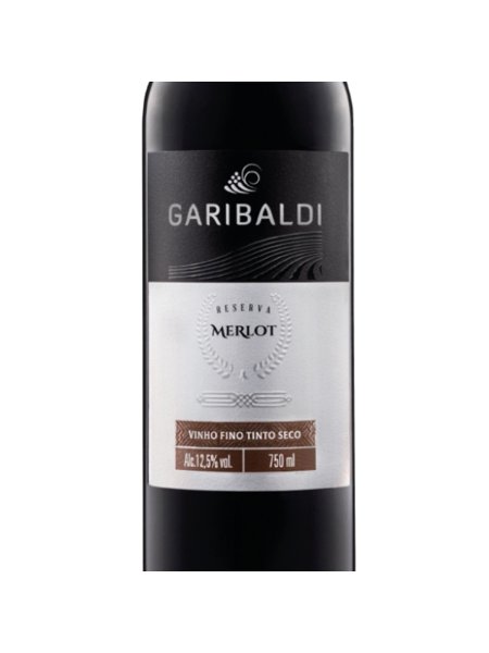 Vinho Tinto Seco Merlot Reserva Garibaldi