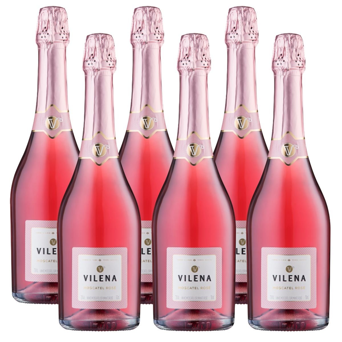 Espumante Moscatel Rosé Ocean Vilena - Caixa 6 | Adega R2
