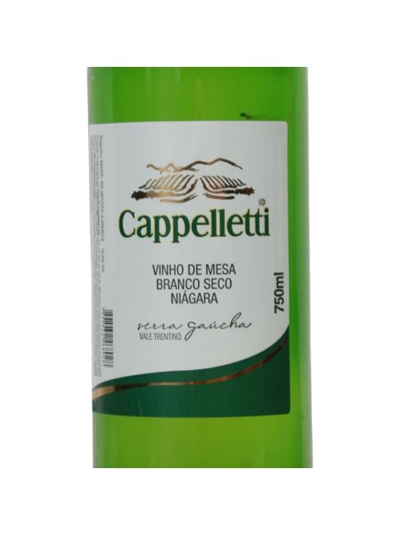 Vinho Niágara Seco 750ml Cappelletti - Caixa 6