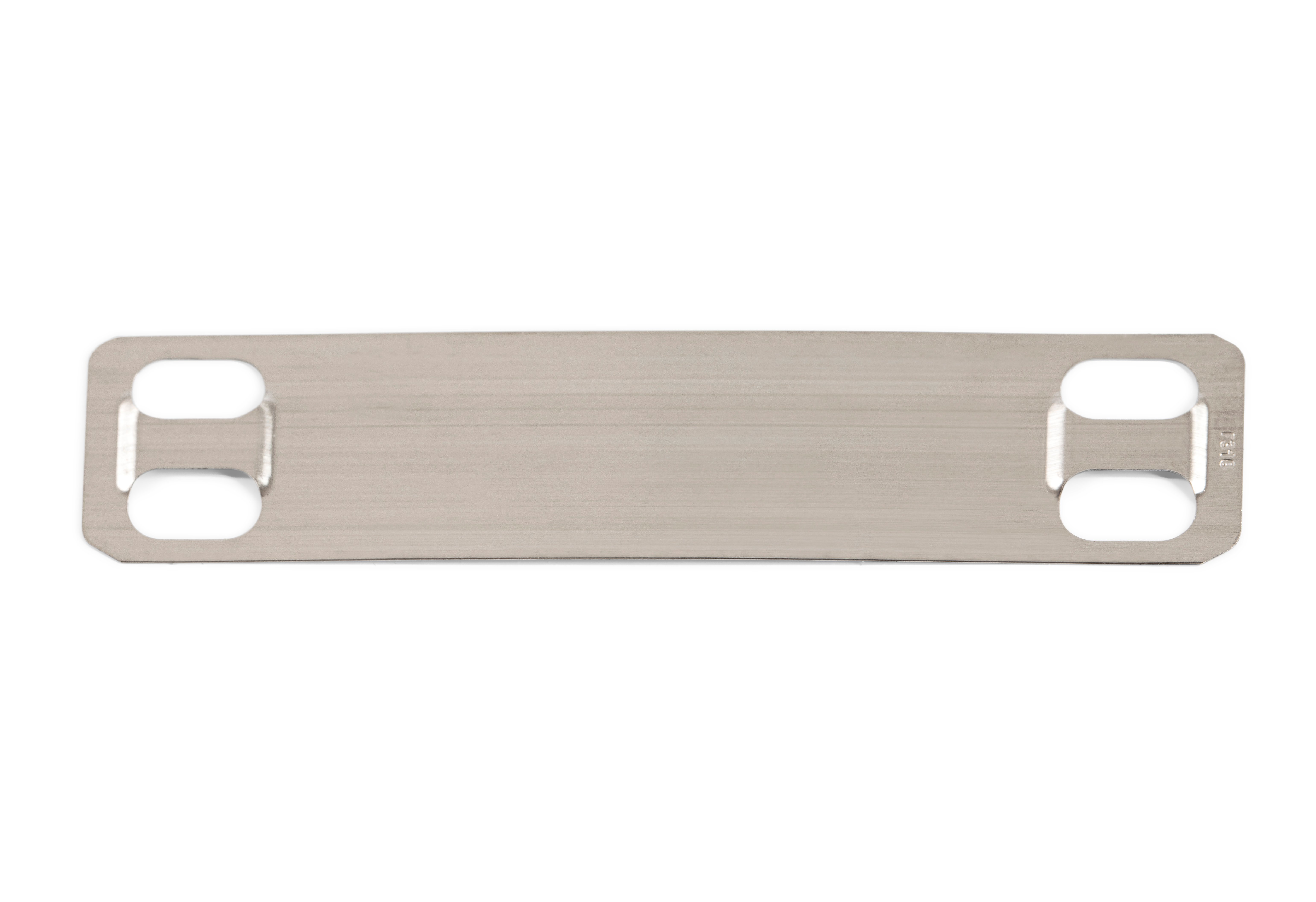 MARCADOR DE AÇO INOX 90 X 20 mm - SEM GRAVAÇÃO | FRONTEC