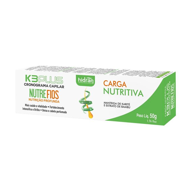Carga Nutritiva K3 Plus Nutre Fios 50g
