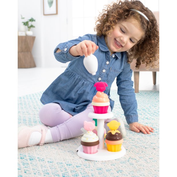 Ideiaria  Brinquedo Interativo Coleção Comidinhas Kit Monte seu Cupcakes  Zoo - Skip Hop