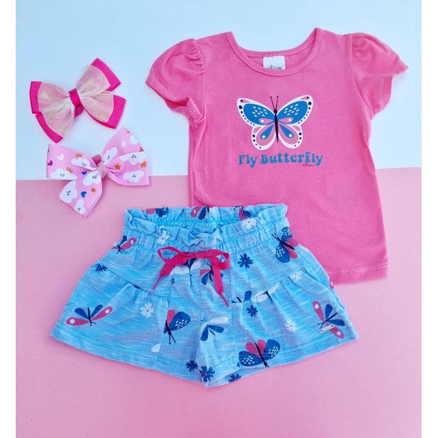 Conjunto Blusa e Shorts Butterfly - Elian