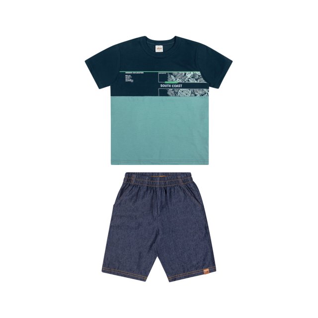Conjunto Camiseta e Bermuda South Coast - Elian