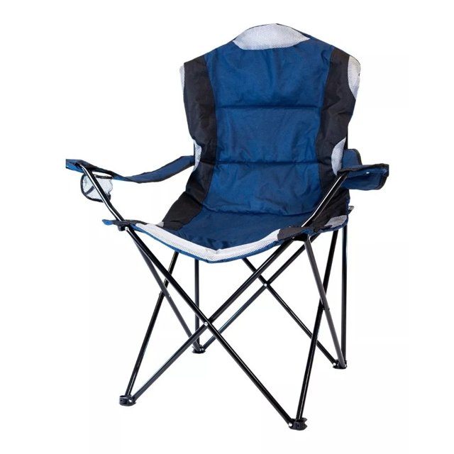 Cadeira Dobrável Diretor Conforto Azul Portable Style