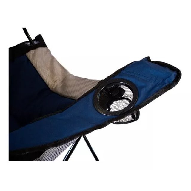 Cadeira Dobrável Diretor Conforto Azul Portable Style