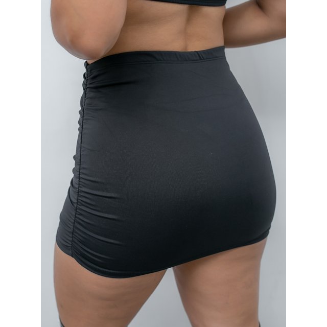 Saia Curta Drapeada Finy | Selfie Store