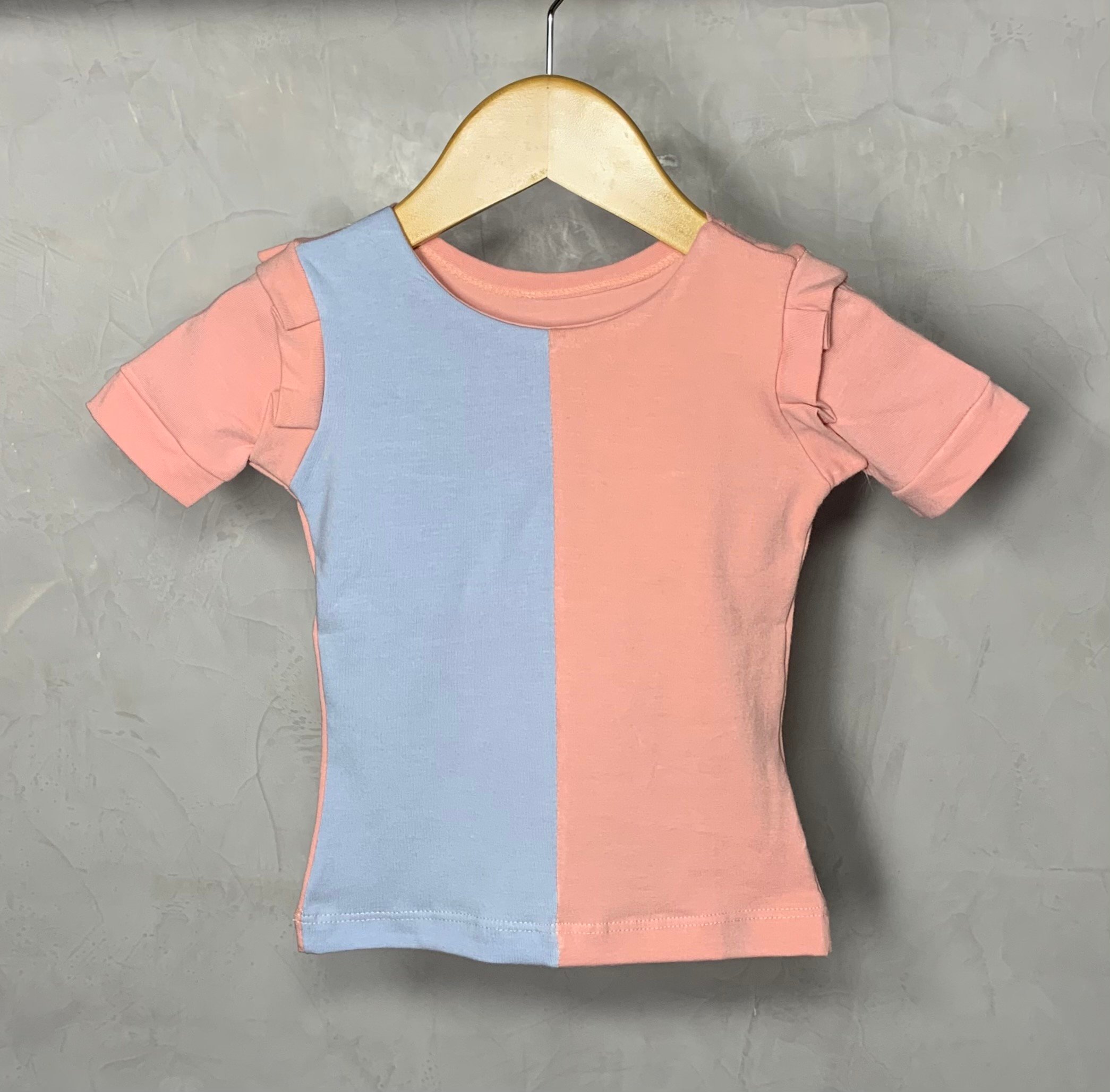 Blusa De Babado Duas Cor Boladinhos Kids