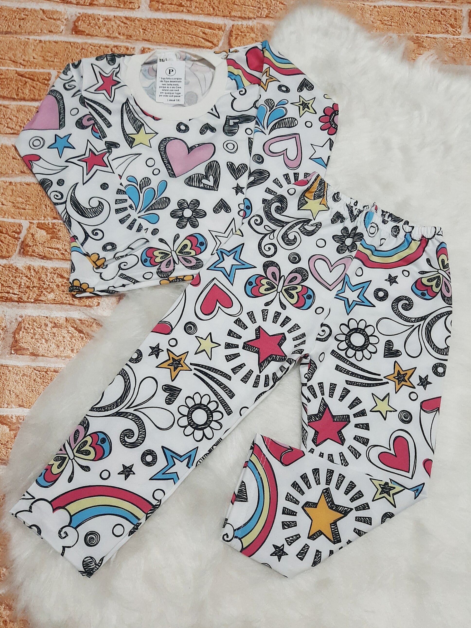 Pijama Infantil Feminino Atacado - Frete Grátis