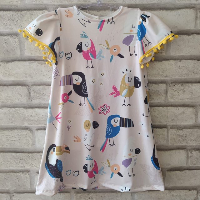 vestido infantil tematico atacado