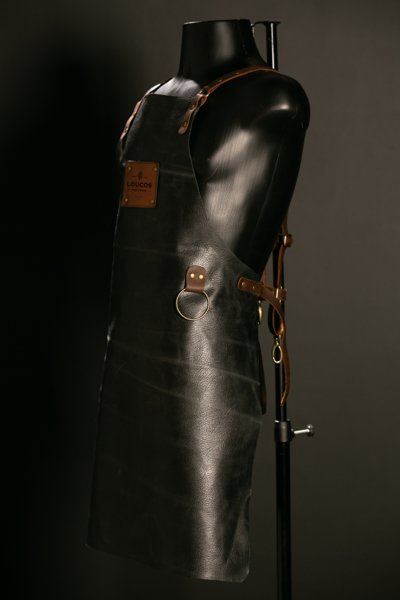 Avental em couro - modelo Parrillero