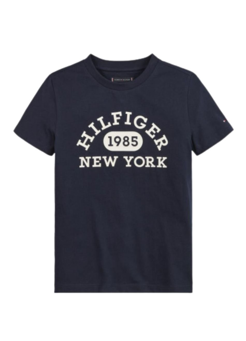 Camiseta Tommy Hilfiger Infantil Azul Logo1985