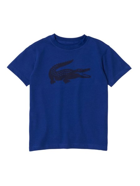 Camiseta Lacoste SPORT Infantil Azul V2H Estampa