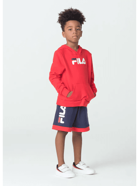 Tênis Fila Conjunto De Moletom Infantil Fila Conjunto Moleton