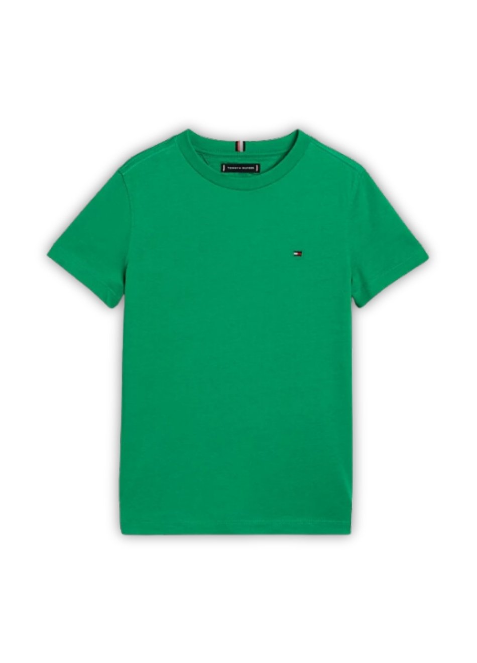 Camiseta Tommy Hilfiger Infantil Algodão Orgânico  Olympic Green