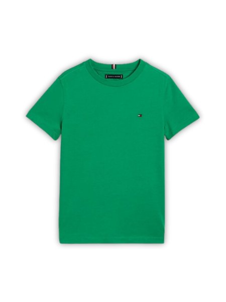 Camiseta Tommy Hilfiger Infantil Algodão Orgânico  Olympic Green