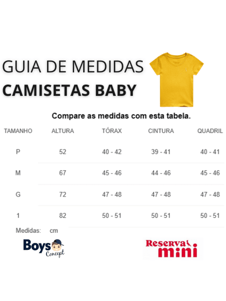Camiseta Reserva Mini Bebê CEREJA