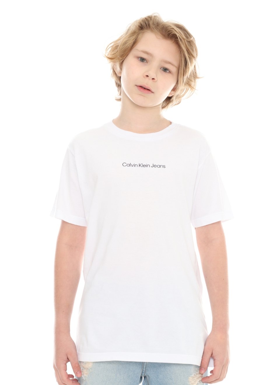 Camiseta Calvin Klein Branca Basica Camisetas Polo Calvin Klein