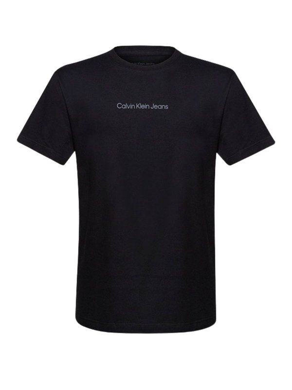 camiseta-calvin-klein-jeans-infantil-logo-basica-preta