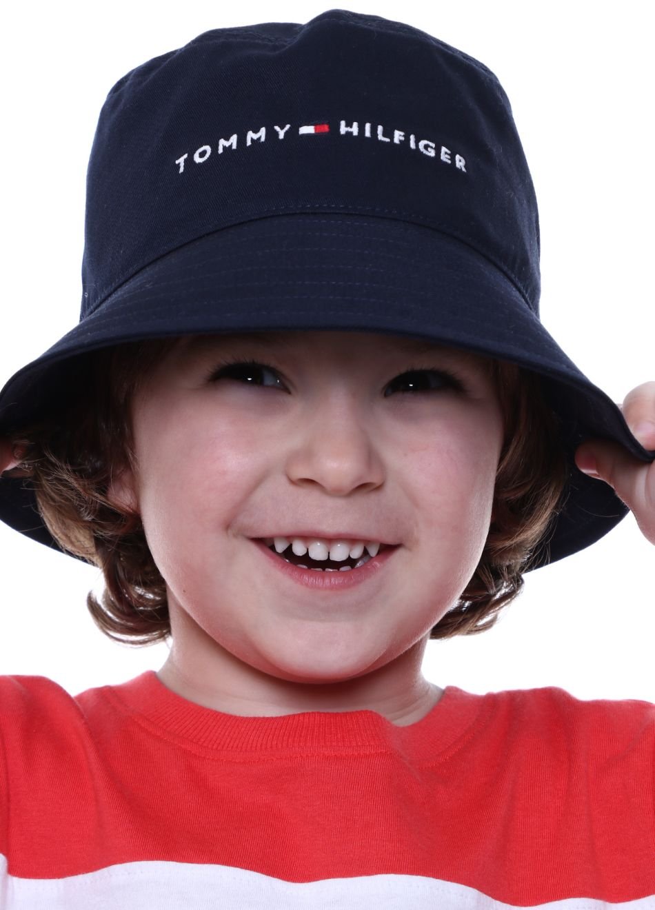 Chapéu Bucket Hat Tommy Hilfiger Infantil Azul Marinho | Boys Concept