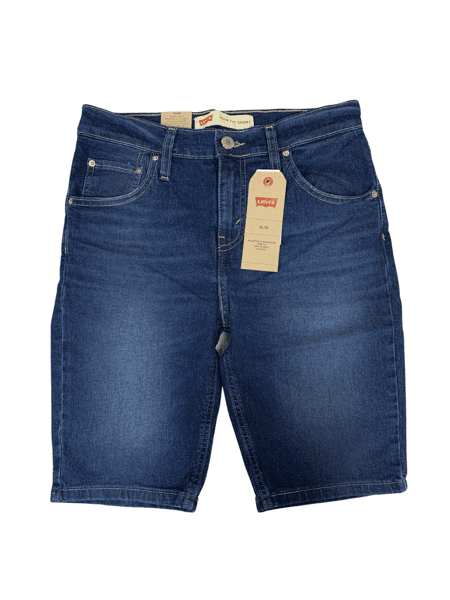 Bermuda Jeans Levi's Infantil  SLIM FIT Azul Médio