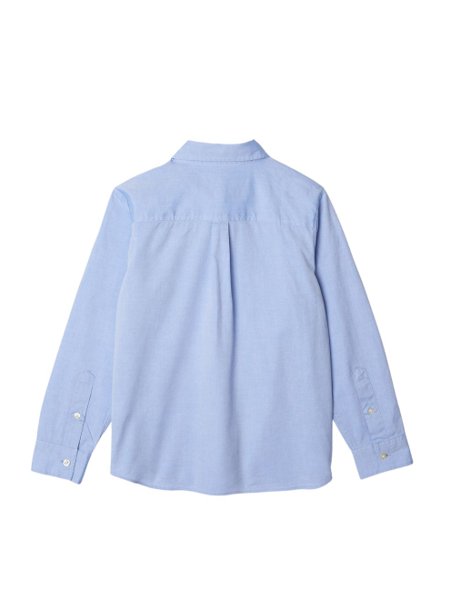 Camisa Lacoste Infantil Azul claro