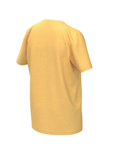 Camiseta Fila Infantil Manga Curta Letter Premium  Amarelo Ambar