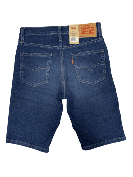 Bermuda Jeans Levi's Infantil  SLIM FIT Azul Médio
