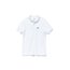 Polo Lacoste Infantil Piquet Branca