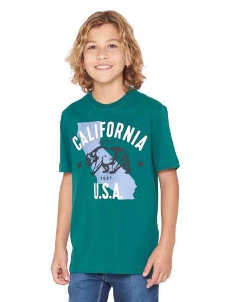 Camiseta Aeropostale Cali Cinza - Compre Agora