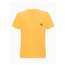 Camiseta Calvin Klein Jeans Infantil Logo Peito Amarela