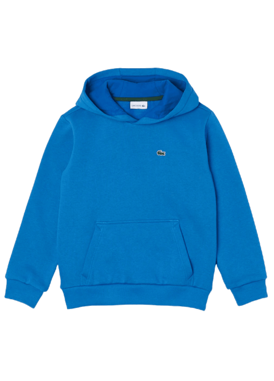 Blusa Moletom Lacoste Infantil Capuz Azul KXB