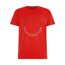 Camiseta Tommy Hilfiger Infantil Vermelha Circular NYC