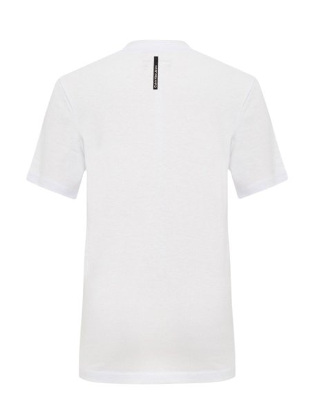 Camiseta Calvin Klein Jeans Infantil Logo Básica Branca