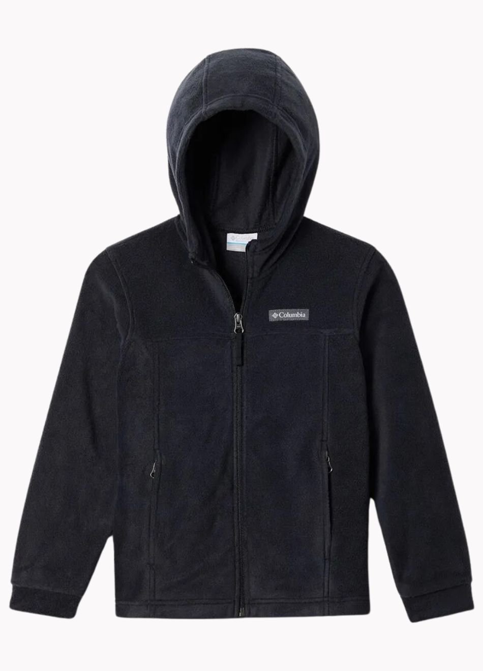 Jaqueta Fleece Columbia Infantil Steens™ II com Capuz Preta Boys