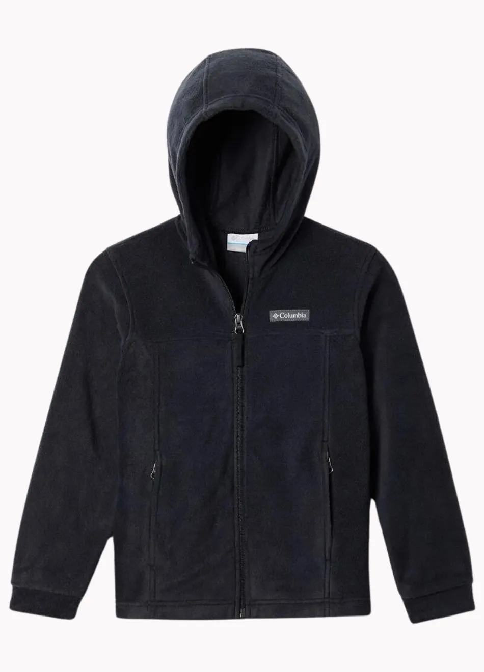 Jaqueta Fleece Columbia Infantil Steens™ II com Capuz Preta Boys