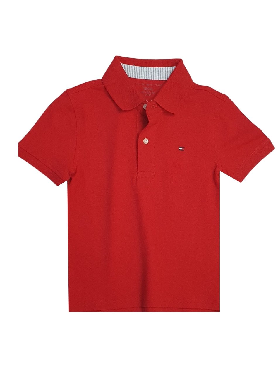 Camisa Polo Tommy Hilfiger Vermelho Infantil