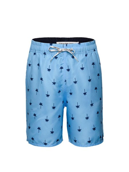 Shorts Calvin Klein Infantil Água e Passeio Azul Claro Coqueiros