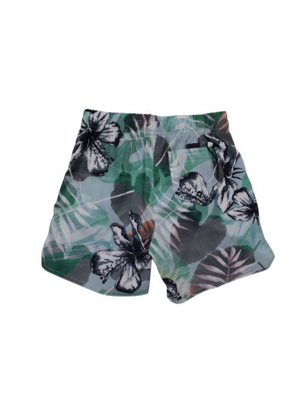 Shorts Calvin Klein Infantil Água e Passeio Floral Maui Azul