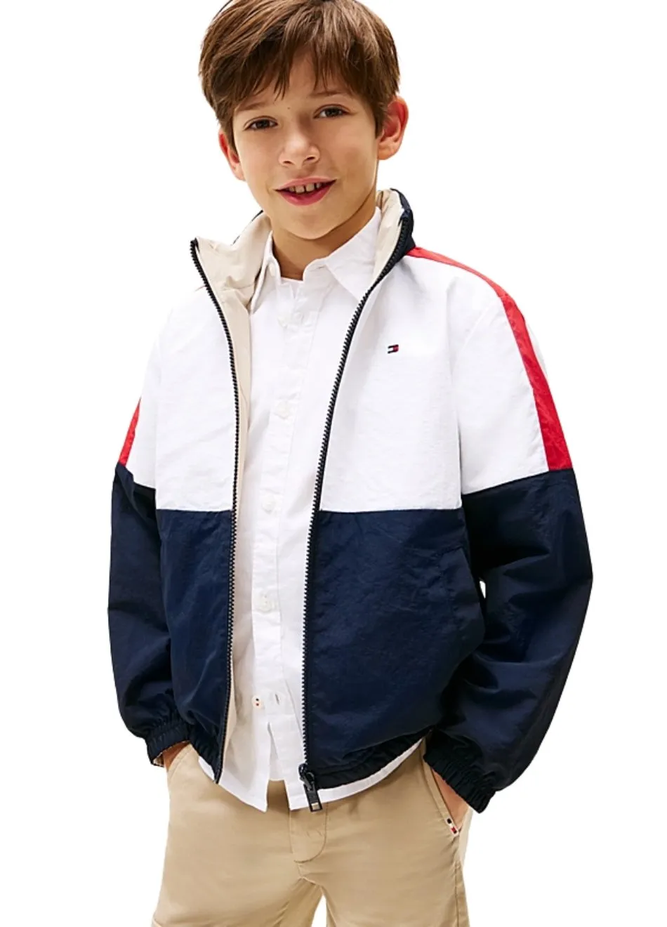 Jaqueta Tommy Moletom Tommy Hilfiger Infantil Casaco Moletom