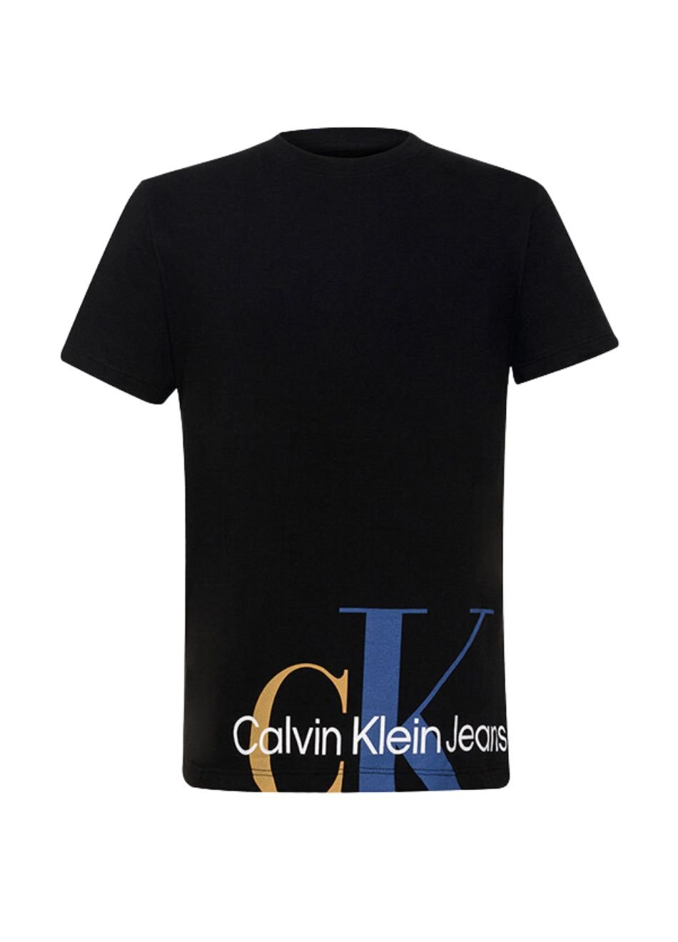 Camiseta Calvin Klein Jeans Infantil colorful Preta