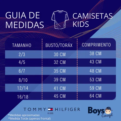 Clothes Tommy Hilfiger Children's Size Guide Men Solid Slim