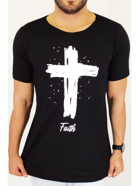 Camiseta Masculina Faith Dustin Longline