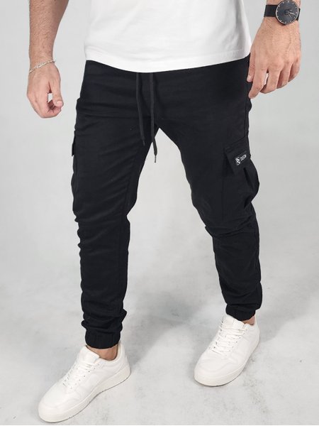 Calça Cargo Masculina Preto1