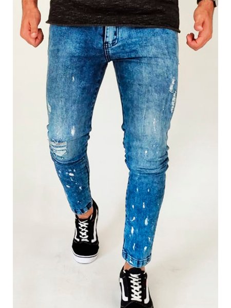 calças jeans skinning masculina