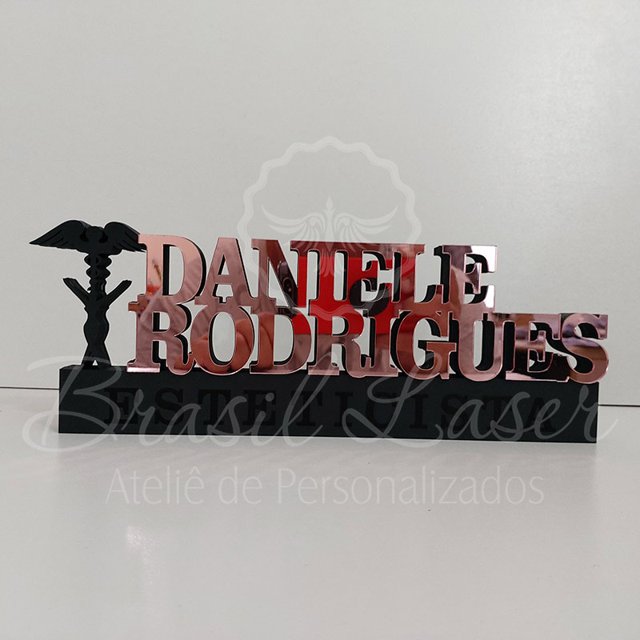 Decoração com Nome Personalizado e Profissão / Cabeleleiro / Cabelelei -  Brasillaser Ateliê de Personalizados