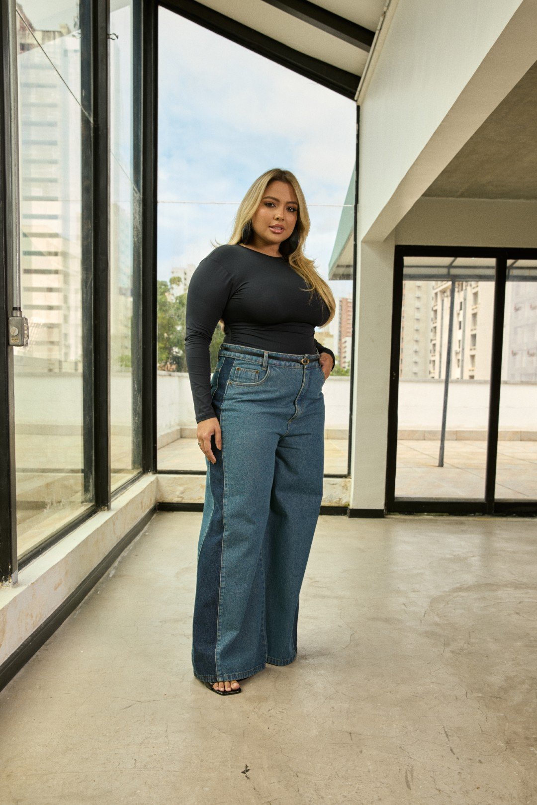 Calça Jeans Wide Leg Laia Plus | TLF JEANS