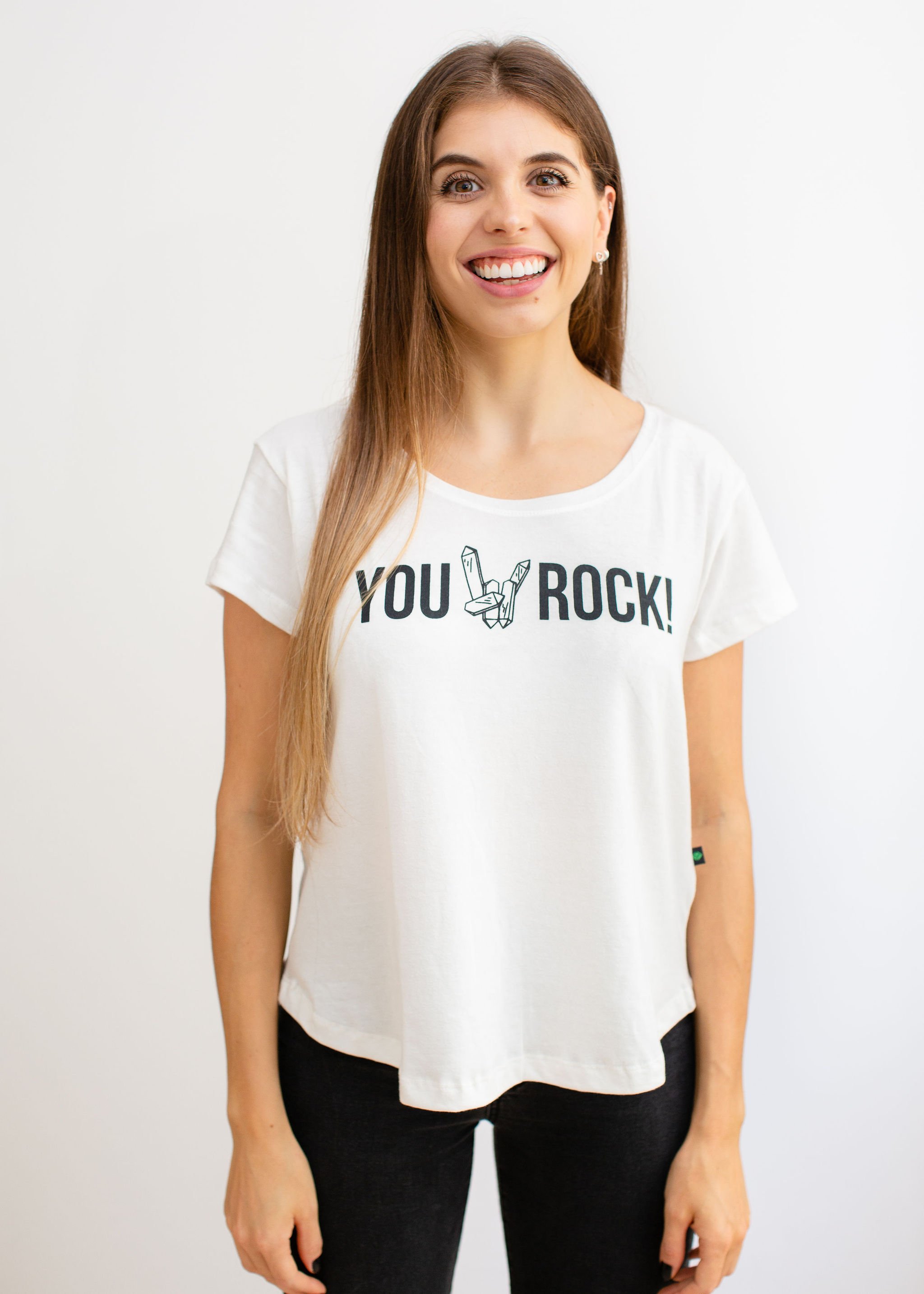 T-shirt Feminina Eccore YOU ROCK