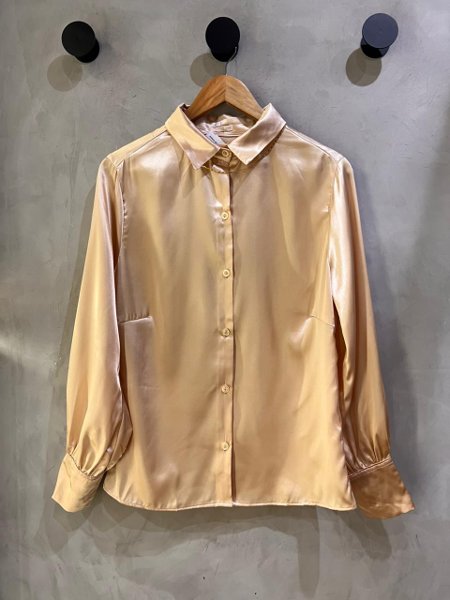 Camisa Cetim Glow Elisa Nude